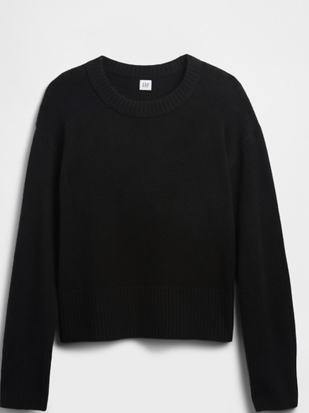 GAP Women's Navy Blue Crewneck Sweater